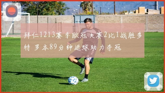 拜仁1213赛季欧冠决赛2比1战胜多特 罗本89分钟进球助力夺冠