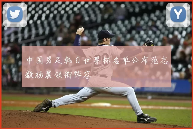 中国男足韩日世界杯名单公布范志毅杨晨领衔阵容